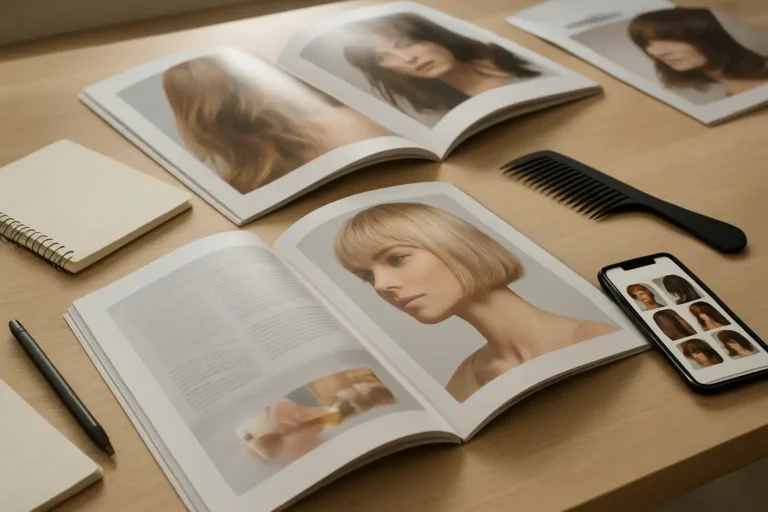 Collection de magazines et carnets autour d’idées de coiffures GoodCut