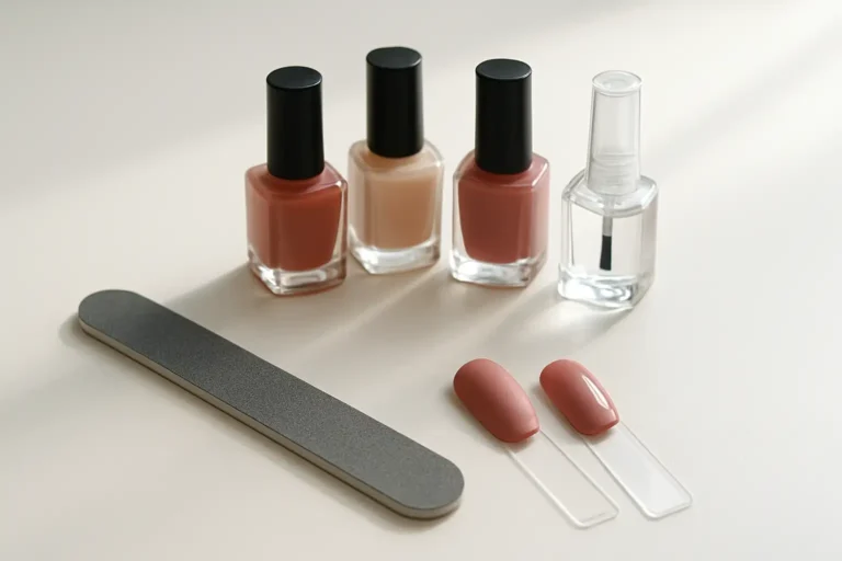 Top coat pour les ongles avec vernis de finition brillant et mat